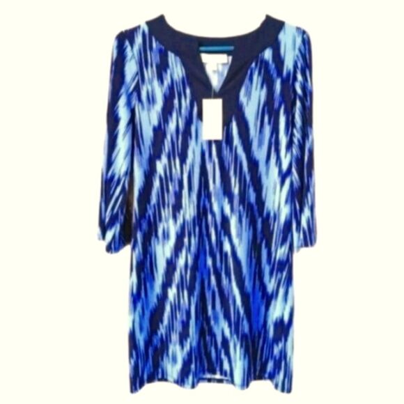 NWT Michael Kors Women's Abstract design  Tunic Dress - Picture 2 of 11